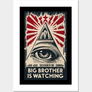 Big brother is watching Posters and Art